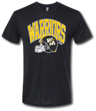 Warrior Football Short Sleeve T Shirt - Pataskala Customs YXS / No Customization / Black T-Shirt
