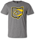 WM Ohio Short Sleeve T Shirt - Pataskala Customs YS / No Customization / Heather Grey T-Shirt