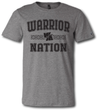 Warrior Nation Short Sleeve T Shirt - Pataskala Customs YS / No Customization / Heather Grey T-Shirt
