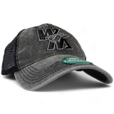 Watkins Warriors Black Blackout Mesh Dashboard Trucker - Pataskala Customs Default Title Hat