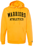Warriors Athletics Hoodie (CUSTOMIZE FOR YOUR SPORT) - Pataskala Customs YS / Gold / No Customization Hoodie