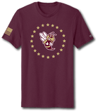 Hornets Nation Short Sleeve T Shirt - Pataskala Customs YXS / No Customization / Maroon T-Shirt