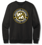 Warriors Wrestling Matside Social Club Hoodie - Pataskala Customs YS / No Customization / Crewneck Hoodie