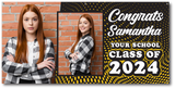 Senior Banner Template Multiple Sizes - Pataskala Customs Medium - 48in x 24in / High School Senior Banner Banners