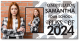 Senior Banner Template Multiple Sizes - Pataskala Customs Medium - 48in x 24in / High School Senior Banner Banners