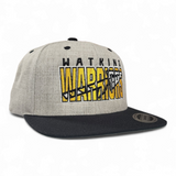 Watkins Warriors Retro Snapback Cap - Pataskala Customs Heather Grey / Black Bill Hat