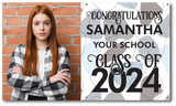Senior Banner Template Multiple Sizes - Pataskala Customs Small - 18in x 30in / High School Senior Banner Banners