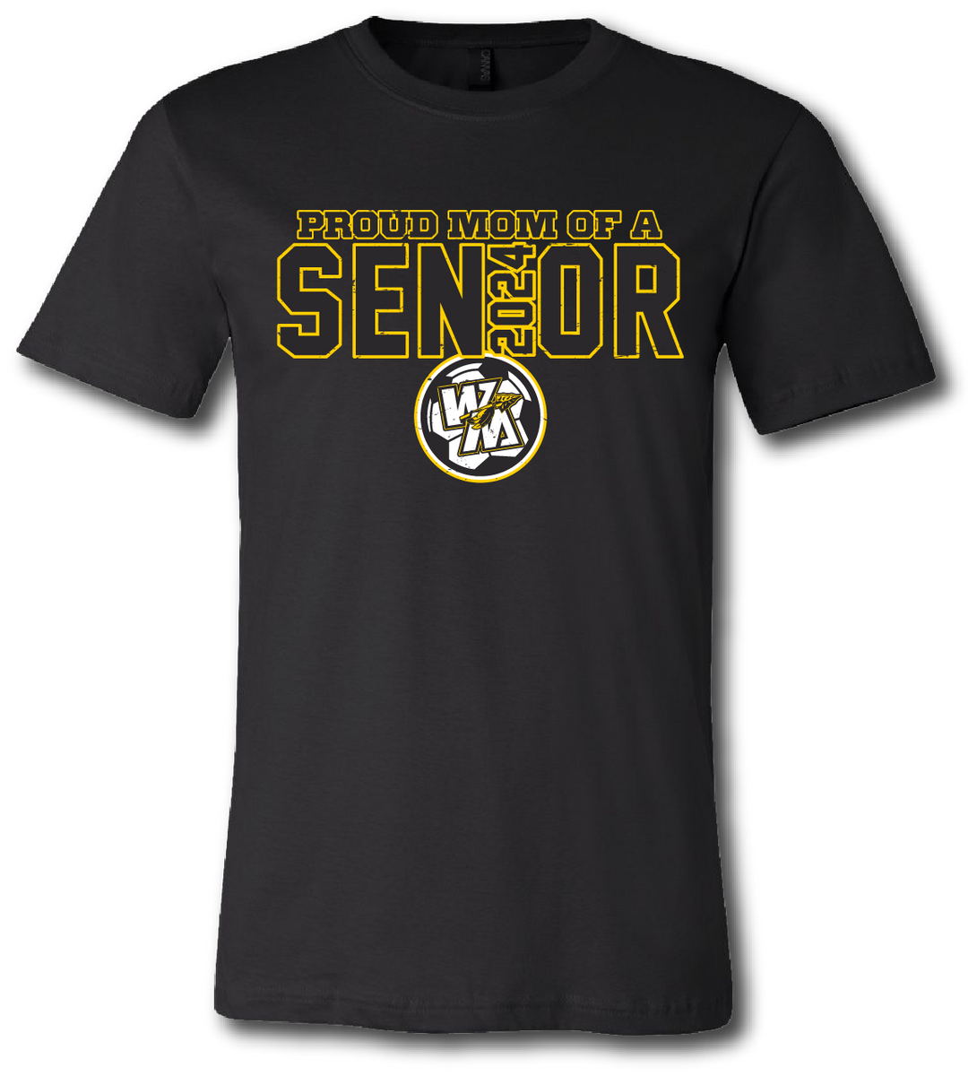 Warrior Senior Soccer Short Sleeve T Shirt (Customize For Your Year)