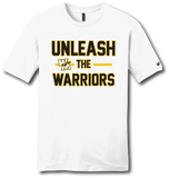 Unleash The Warriors Short Sleeve T-Shirt - Pataskala Customs YS / No Customization / White T-Shirt