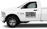 Custom Vehicle Door Decals - Pataskala Customs No Installation / Matte Style / No I have Artwork Vehicle Decals