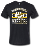 Watkins Memorial Warriors 1954 Short Sleeve T-Shirt - Pataskala Customs YS / No Customization / Black T-Shirt