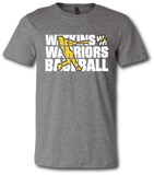 Watkins Warriors Baseball Short Sleeve T-Shirt - Pataskala Customs YS / No Customization / Heather Grey T-Shirt