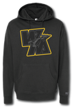 WM Blackout With Gold Outline Hoodie - Pataskala Customs YS / Black / No Customization Hoodie