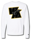 WM Blackout With Gold Outline Crewneck Sweatshirt - Pataskala Customs YS / White / No Customization Hoodie