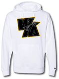 WM Blackout With Gold Outline Hoodie - Pataskala Customs YS / White / No Customization Hoodie