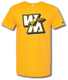WM Block Short Sleeve T Shirt - Pataskala Customs YS / No Customization / Gold T-Shirt