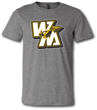 WM Block Short Sleeve T Shirt - Pataskala Customs YS / No Customization / Heather Grey T-Shirt