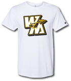 WM Block Short Sleeve T Shirt - Pataskala Customs YS / No Customization / White T-Shirt