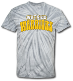 Watkins Warriors Vibes Short Sleeve T Shirt - Pataskala Customs YS / No Customization / Tie Dye T-Shirt