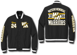 Warriors Sport-Tek® Insulated Retro Varsity Jacket - Pataskala Customs XS / Add Name & Grad Year to Right Chest Varsity Jacket