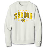 Watkins Senior Crewneck Sweatshirt (Customizable) - Pataskala Customs YS / White / No Customization Sweatshirt
