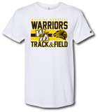Warriors Track and Field Short Sleeve T Shirt - Pataskala Customs YS / No Customization / White T-Shirt