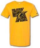 WM Tribal Pattern Short Sleeve T Shirt - Pataskala Customs YS / No Customization / Gold T-Shirt