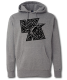 WM Tribal Pattern Hoodie - Pataskala Customs YS / Heather Grey / No Customization Hoodie