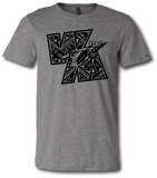 WM Tribal Pattern Short Sleeve T Shirt - Pataskala Customs YS / No Customization / Heather Grey T-Shirt