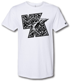 WM Tribal Pattern Short Sleeve T Shirt - Pataskala Customs YS / No Customization / White T-Shirt