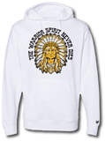 Warrior Spirit Never Dies Hoodie - Pataskala Customs YS / White / No Customization Hoodie