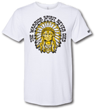 Warrior Spirit Never Dies Short Sleeve T Shirt - Pataskala Customs YS / No Customization / White T-Shirt