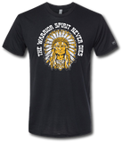 Warrior Spirit Never Dies Short Sleeve T Shirt - Pataskala Customs YS / No Customization / Black T-Shirt