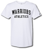 Warriors Athletics Short Sleeve T Shirt (CUSTOMIZE FOR YOUR SPORT) - Pataskala Customs YS / No Customization / White T-Shirt