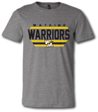 Warriors Short Sleeve T-Shirt - Pataskala Customs YS / No Customization / Heather Grey T-Shirt