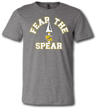 Fear The Spear Short Sleeve T Shirt - Pataskala Customs YXS / No Customization / Heather Grey T-Shirt