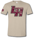 Licking Heights Hornets Camo Short Sleeve T Shirt - Pataskala Customs YXS / No Customization / Vegas Gold T-Shirt