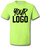 Customize For Your Crew Short Sleeve T Shirt Short Sleeve T Shirt - Pataskala Customs S Full Front Print / No Add On / Safety Green T-Shirt