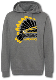 Watkins Warriors Headdress Hoodie - Pataskala Customs YXS / Heather Grey / No Customization T-Shirts