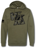 WM Camo Hoodie - Pataskala Customs YXS / OD Green / No Customization T-Shirts