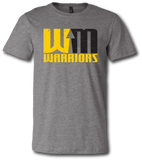 WM Warriors Short Sleeve T Shirt - Pataskala Customs YXS / No Customization / Heather Grey T-Shirt
