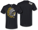 Warrior Chief Short Sleeve T Shirt - Pataskala Customs YXS / Black T-Shirt