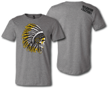 Warrior Chief Short Sleeve T Shirt - Pataskala Customs YXS / Heather Grey T-Shirt