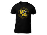 Warriors Wrestling Short Sleeve T Shirt - Pataskala Customs YXS / Black / No Customization T-Shirt