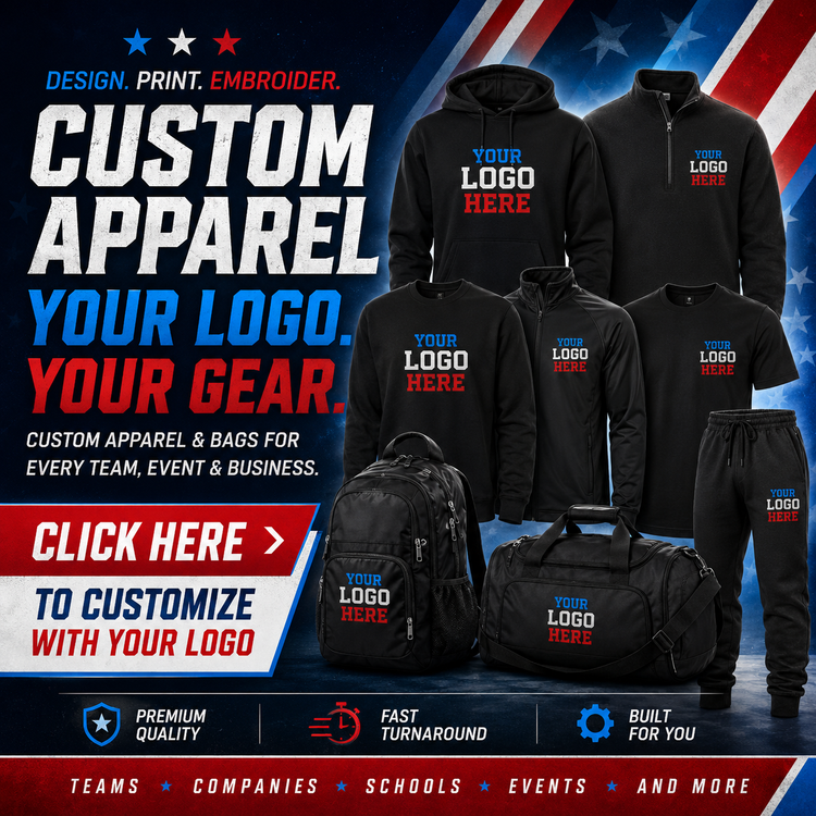 Customize With Your School, Business or Event Logo