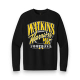 Retro Bold Watkins Warriors Football