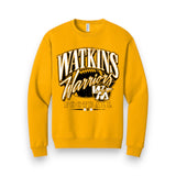 Retro Bold Watkins Warriors Football