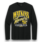 Retro Bold Watkins Warriors Football
