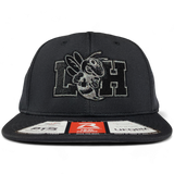 Hornets Blackout LH Richardson PTS20 Pulse FlexFit Hat