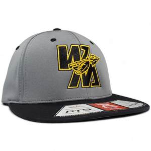 Warriors Black and Gold Richardson PTS20 Pulse FlexFit Hat